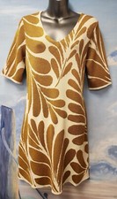 Ann Taylor M NWT Knit Shimmer Leaf V Neck Dress $129