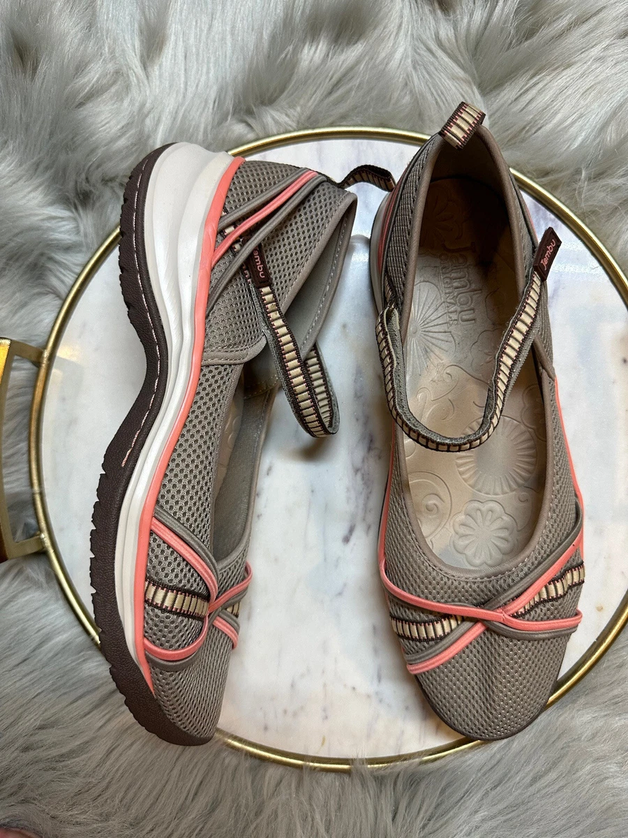 Jambu Women s Adult Mystic Mary Jane Shoe Beige Pink Size 9.5M