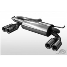 FOX SPORTAUSPUFF 2X 2X76MM TYP 13 FÜR VOLKSWAGEN (VW) GOLF 4