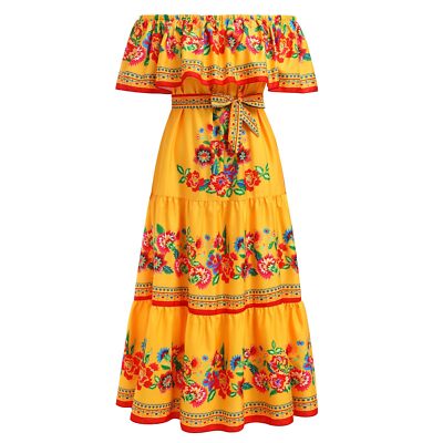 Mexican Dress for Women Traditional Fiesta Outfit Cinco De Mayo