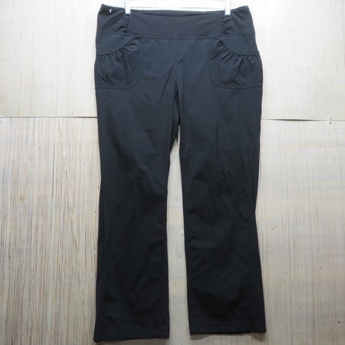 PRANA MATERNITY/CASUAL BLACK RECYCLED NYLON BLEND OUTDOOR WOMEN'S SZ 1X PLUS - Picture 2 of 12