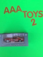 Crown Premium JAI 1969 Ford Mustang Boss 429 1:38 Metal Die-Cast Replica RARE