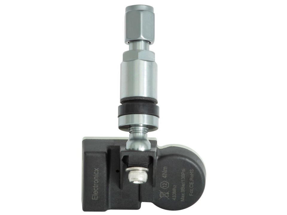 4 Tire Pressure Sensors RDKS Sensor Metal Valve Gunmetal for Dodge