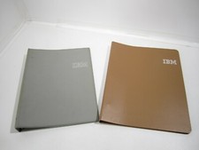 Lot 2 Vintage IBM Binders Vintage Computing