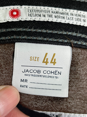 Jacob Cohen Jeans Mens 44x30 Black J688 Selvedge Limited Jacob Cohen Jeans Mens 44x30 Black J688 Selvedge Limited
