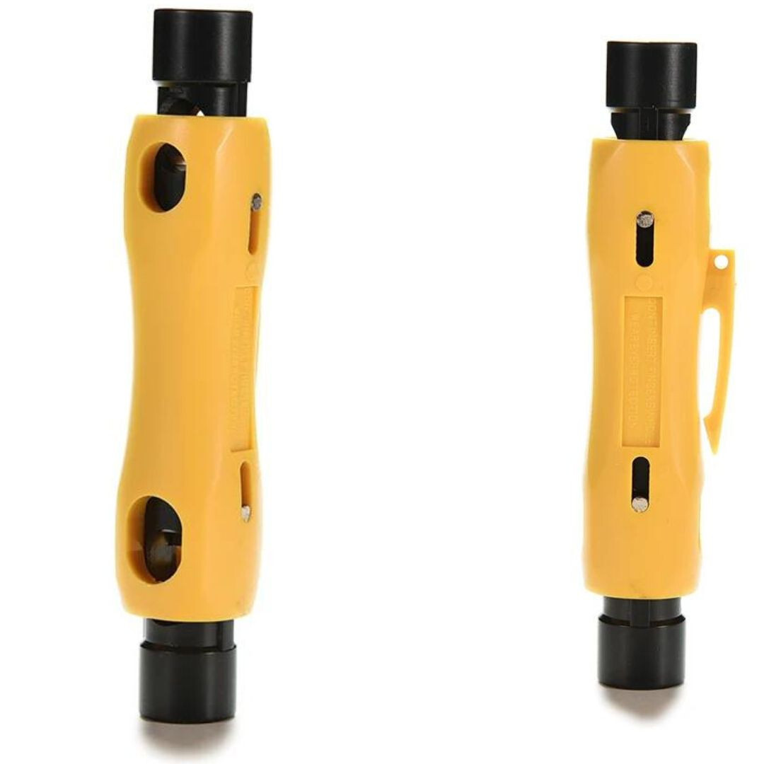 Coax Cable Stripper RG59 RG6 RG7 RG11 Cat 5 Cat 6 Ethernet Cable RJ45 Speedy Pen