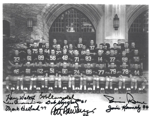 PETE DAWKINS, BOB ANDERSON + 6 OTHERS signed 8x10 photo ARMY BLACK KNIGHTS - Picture 1 of 1