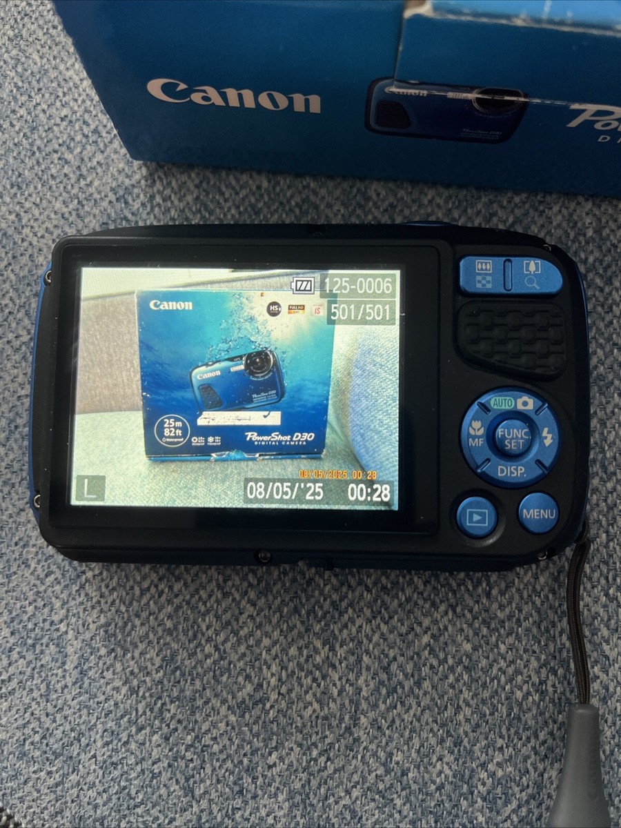 Canon PowerShot D30 HS Waterproof Shockproof Digital Camera