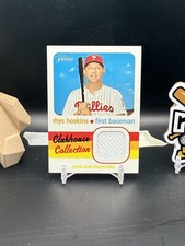 Rhys Hoskins 2020 Topps Heritage Clubhouse Collection Patch Phillies (CBR)