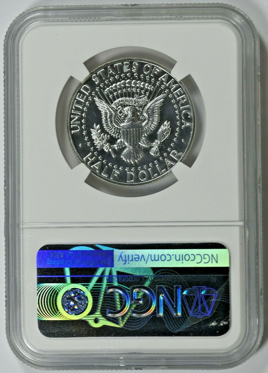 1964 NGC PF66 Accent Hair Kennedy Half Dollar - Price Guide $130