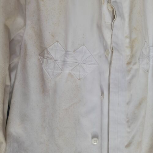 CAMICIA DA UFFICIALE REGIA MARINA ITALIANA WW2 DITTA V. CAMIOLO LIVORNO - Foto 5 di 14