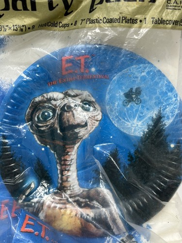Vintage Reed Party Pack For 8, E.T. The Extra-Terrestrial Sealed - Picture 2 of 8