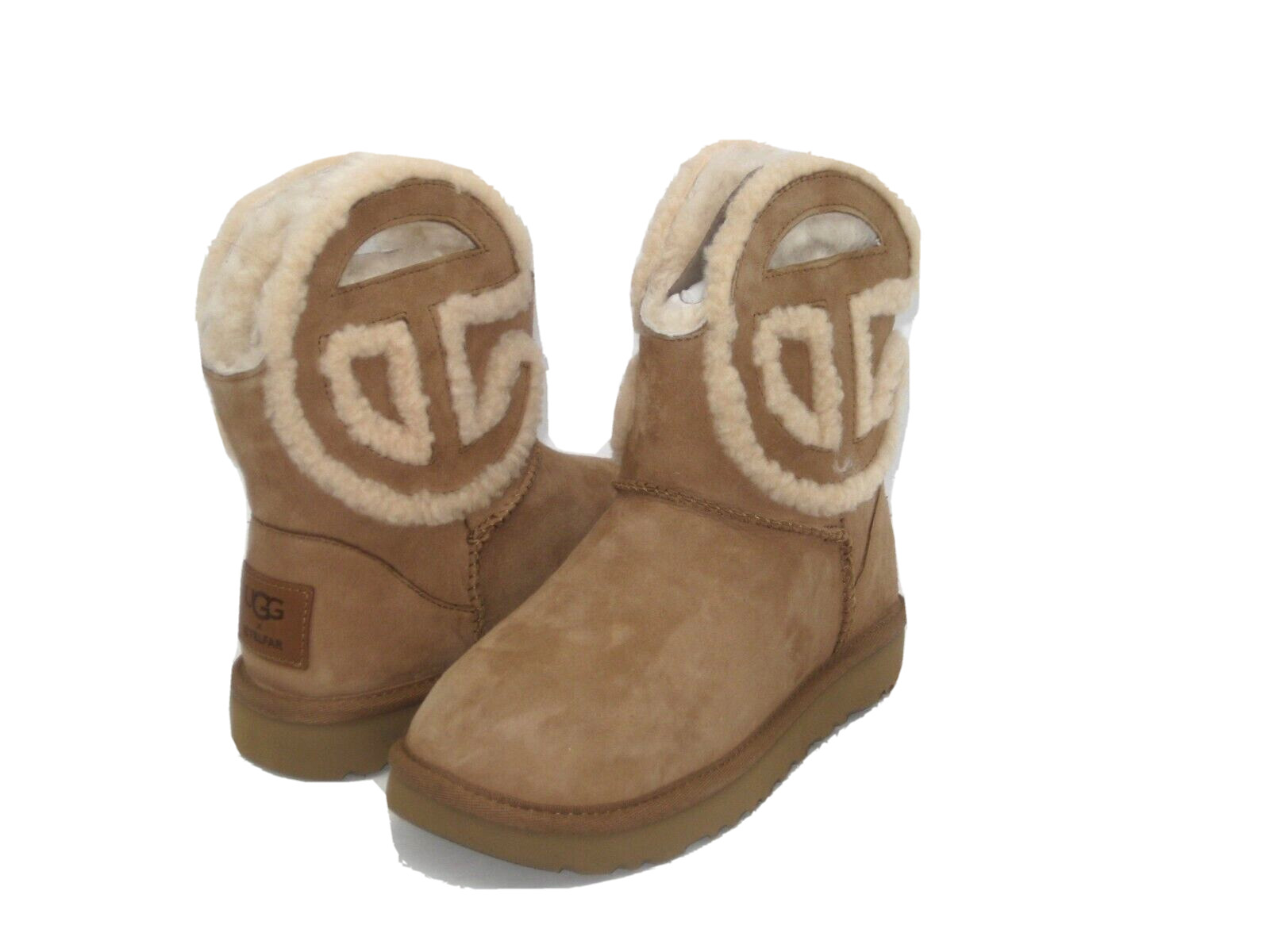 UGG X TELFAR LOGO ALL GENDER BOOTS SUEDE CHESTNUT US MEN 6 /WOMEN 8