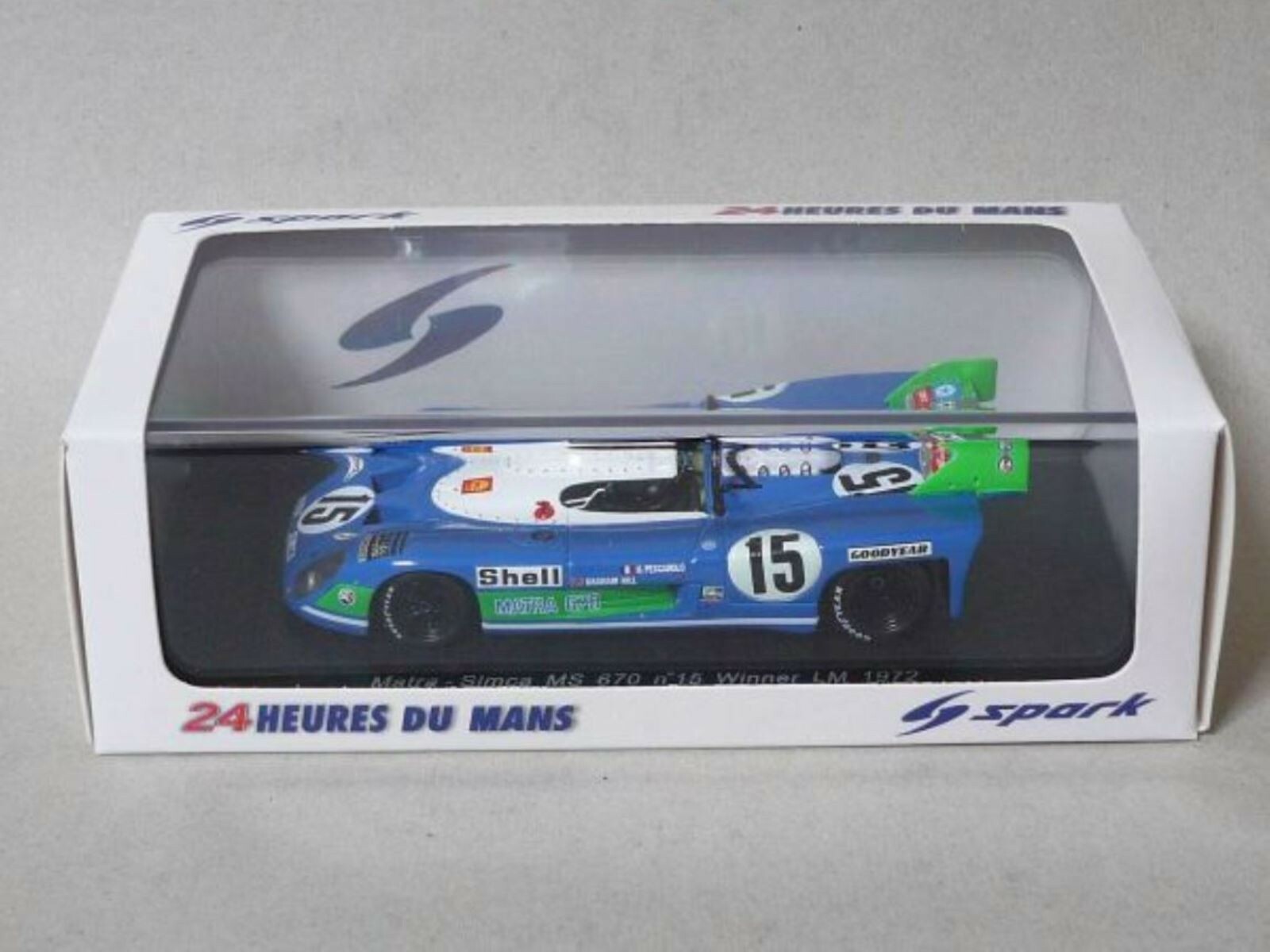 24h Le Mans 1972 Winner Matra Simca MS670 #15 Graham Hill 1:18 Spark 1