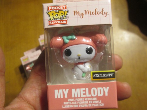 FUNKO POP POCKET KEYCHAIN MY MELODY With Flower Sanrio EXCLUSIVE HOT TOPIC - Picture 2 of 7
