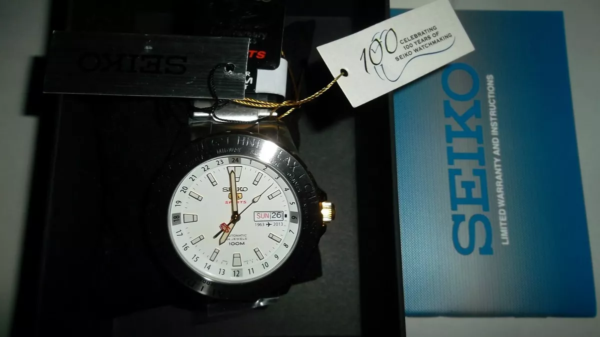 Seiko 5 50th Anniversary Worldtime Collection 1963-2013 SRP438 New in Box