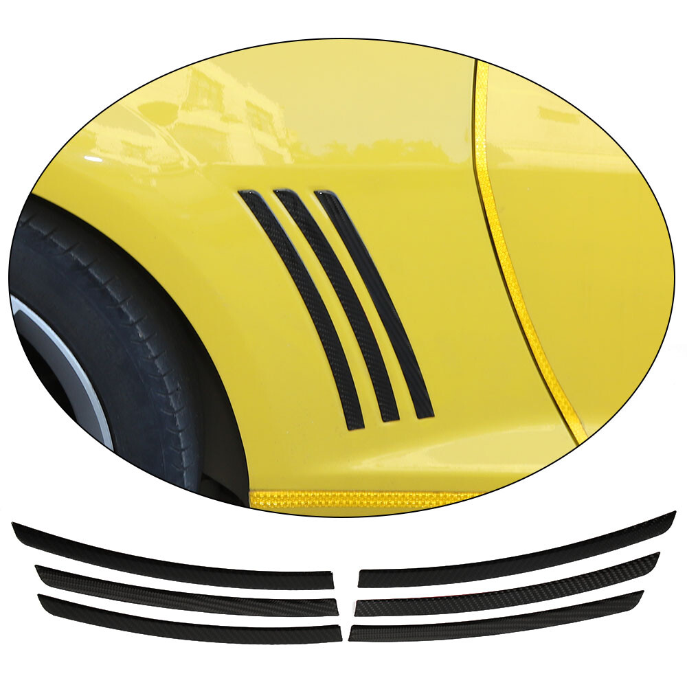 N4N Motor Red Carbon Fiber Rear Trunk Emblem Filler Trim Decal For 2014–2015 Chevrolet Camaro (SS, LT, LS, Z/28, ZL1)
