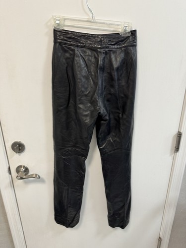 Vintage Remy Women's Leather Pants Size 6 - USA - Picture 6 of 17