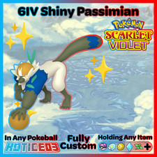✨ Shiny Passimian 6IV ✨ Pokemon Scarlet & Violet 🚀 Fast 🚀