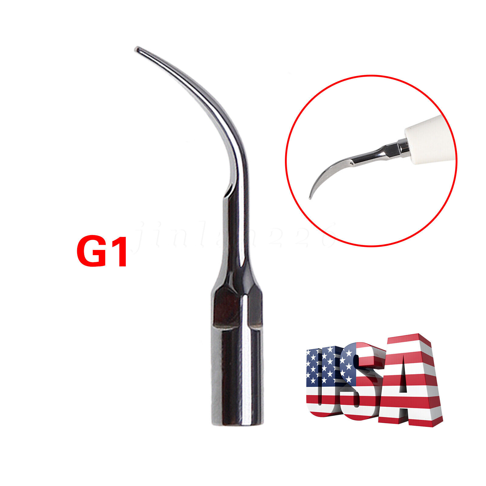 Dental Ultrasonic Scaler Perio Tips Scaling G-P Fit EMS Woodpecker 6 Types NEW