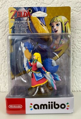Zelda & Loftwing / Wolkenvogel Skyward Sword HD Nintendo Amiibo Figur Neu switch