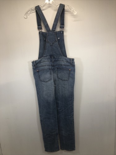 Girls cherokee overalls bibs jeans Size L Stretch Skinny Leg EUC - Picture 3 of 5