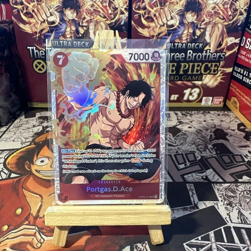 One Piece CCG Portgas.D.Ace OP02-013 SR Paramount War English