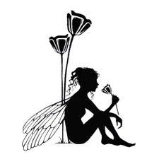 Sitting Fairy Clear Stamp