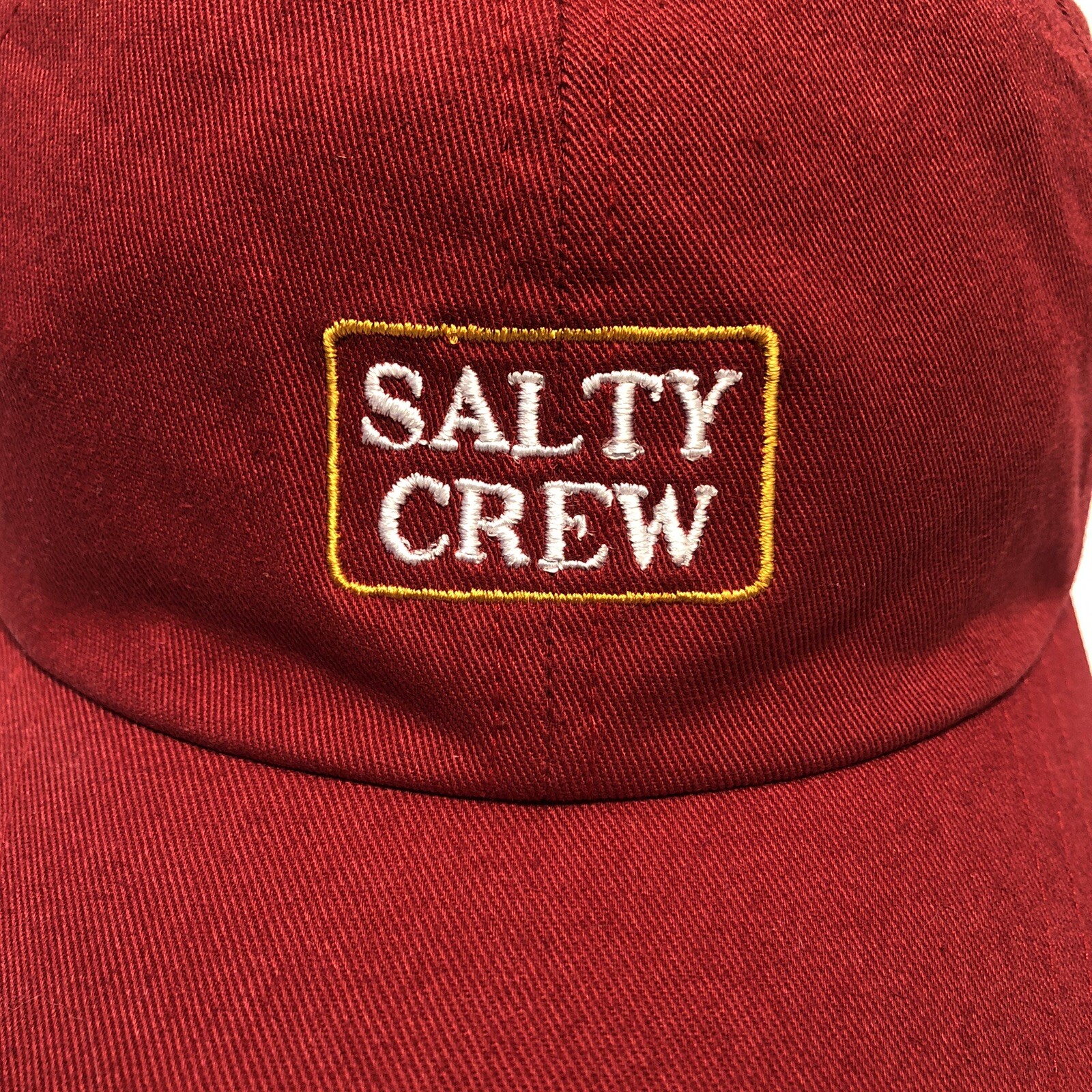 Salty Crew Red Adjustable Cap Strapback By The Classics Yupoong Hat