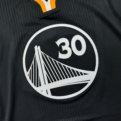 100% Authentic Stephen Curry Adidas Warriors Slate Sleeve Jersey Size XL Pro Cut - Picture 3 of 6