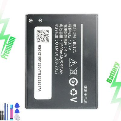 Li-ion Battery For Lenovo A319(RosStar) A60 A65 A390T BL171 Mobile Phone 1500mAh