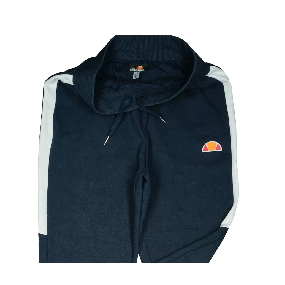 Ellesse 女式女孩慢跑训练健身裤运动裤 34 XS S 深蓝色 — 第 3/4 张图片