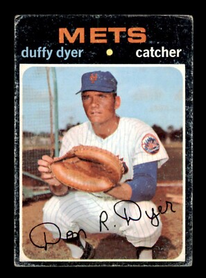 1971 Topps Baseball #136 Duffy Dyer GD *d2