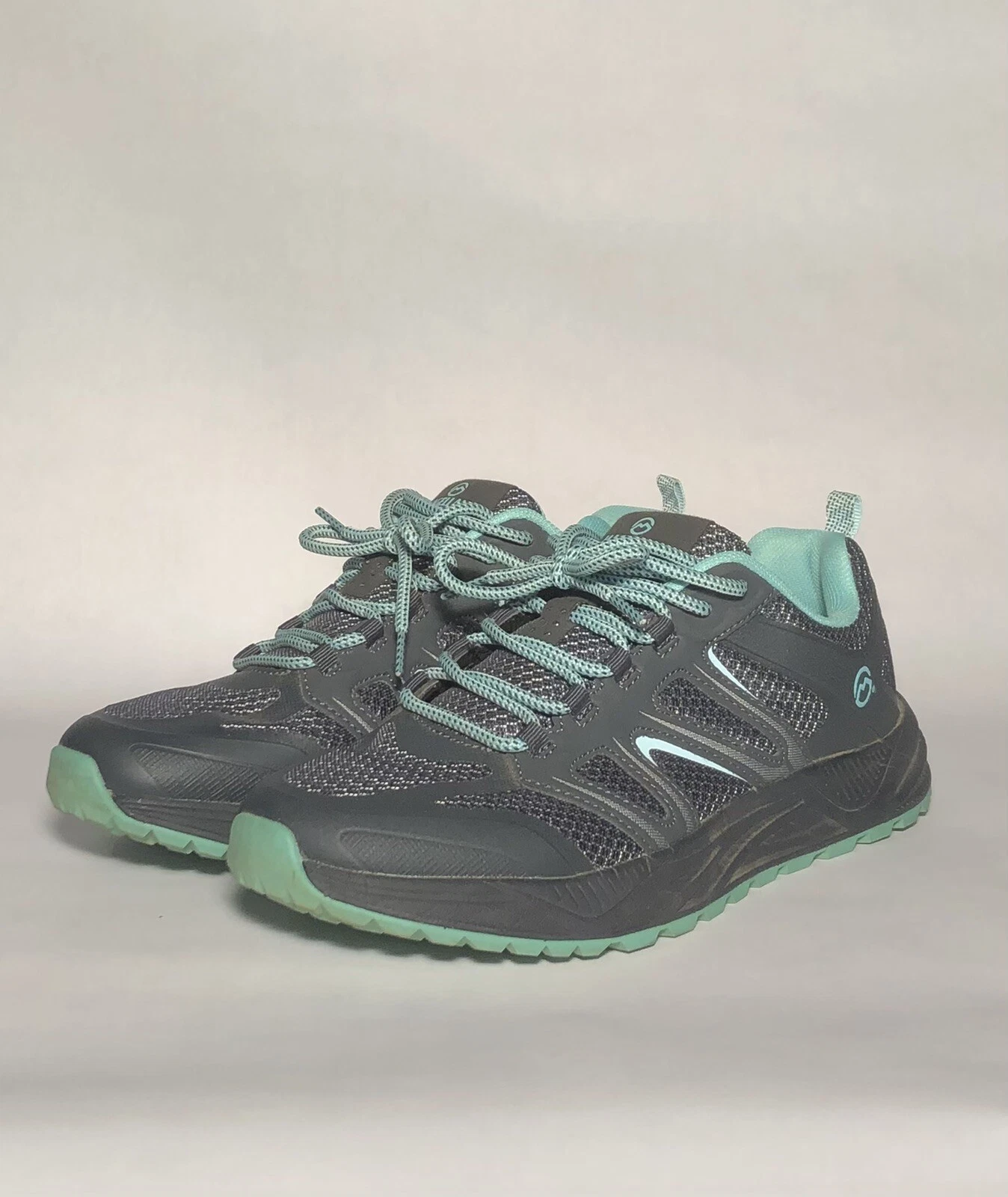 Magellan Outdoors Rollingwood Trail Running Shoes Black/Teal Women's Size 9B
Opens in a new window o