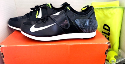 NIKE 7 M 8.5 W Zoom PV II POLE VAULT Track & Field Shoes BLACK 317404-017 NEW