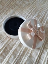 New Authentic Pandora Porcelain Round Keepsake Jewelry Trinket Box