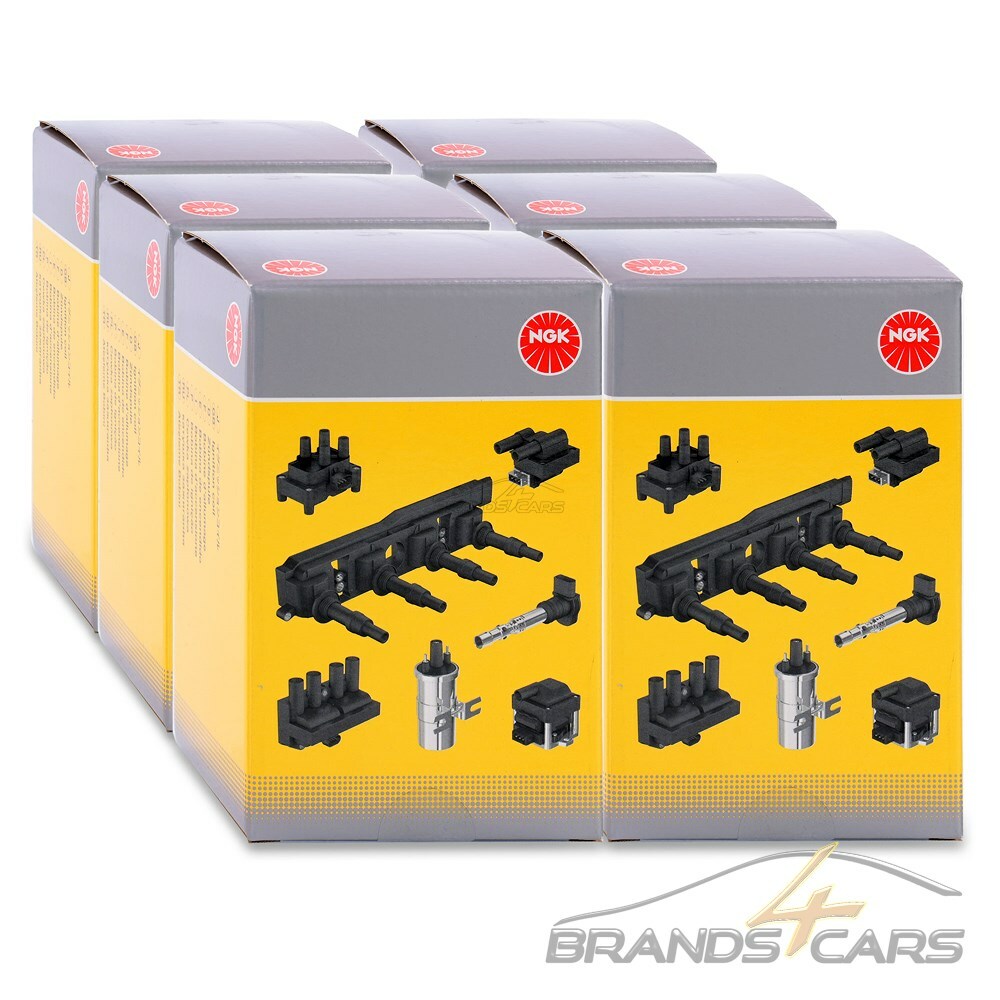 NGK Zündspulen BMW 3er E46 6X NGK ZÜNDSPULE ZÜNDSPULEN FÜR BMW 3-ER E46 320 323 325 328 330 NGK Zündspulen Set BMW E46