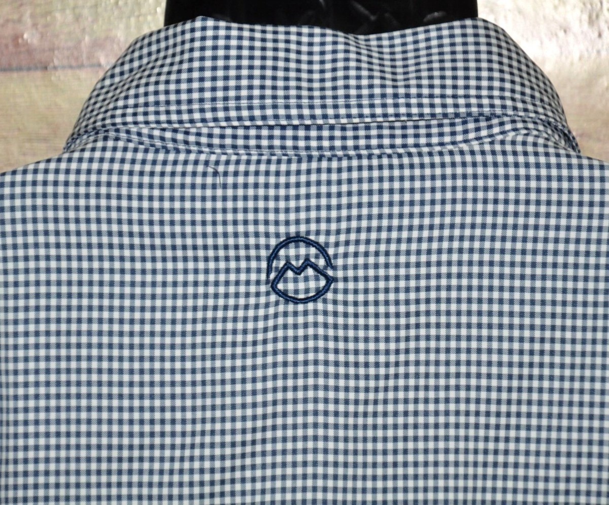 Chemise De Pêche Magellan Fish Gear – Bleu Micro Carreaux, XL, Manches Longues, évacuation