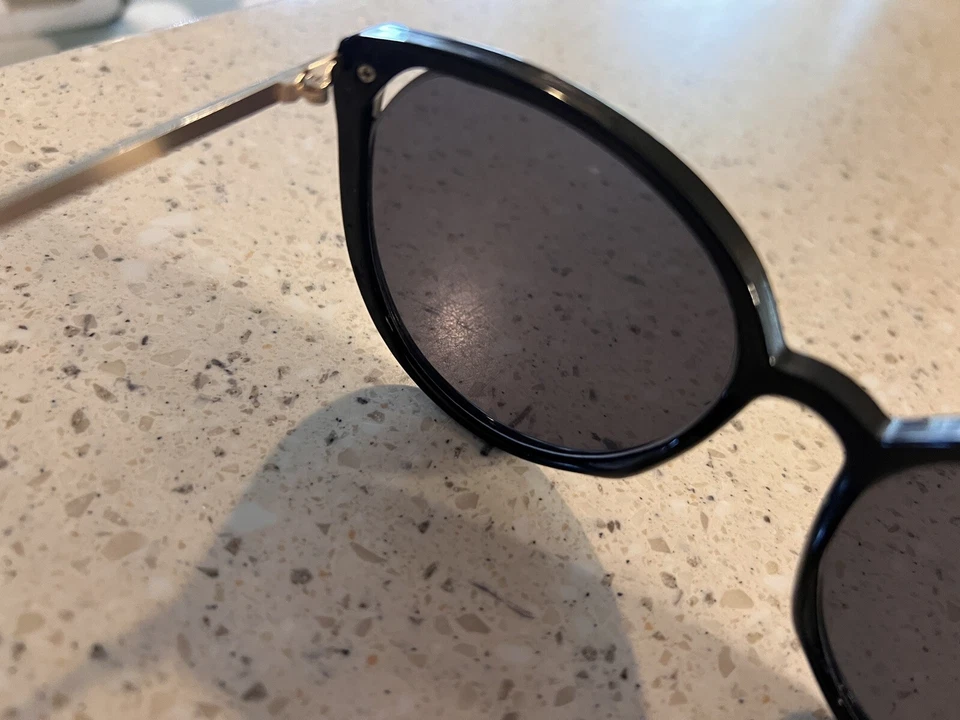 Lucky Brand SLBD121 Womens Sunglasses Black, Some Scratching On Lenses - Image 3 of 4