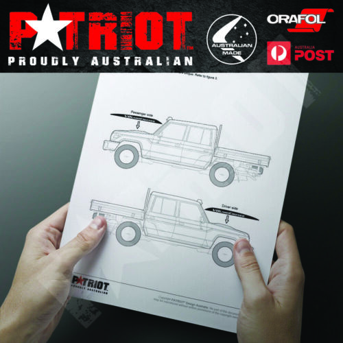 V8 TURBO DIESEL Decal Sticker for Landcruiser 76 70 78 79 series bonnet scoop - Picture 4 of 12