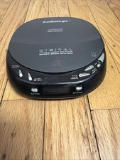 Vtg 1998 Audiologic Portable CD Player AC1164K Anti-Shock Skip WORKS Super Bass