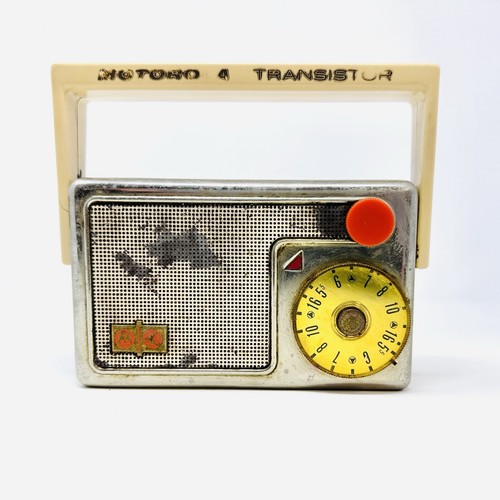Vintage 1956 Motorola Model 56T1 Transistor Radio * Made In USA * Not Working