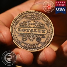 Loyalty Coin EDC Reminder Coins Friend Appreciation Gift Challenge Coin