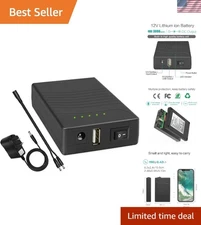 Portable 3000mAh Rechargeable Lithium-Ion Battery Pack for CCTV & LED Lights