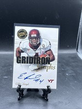 2008 Press Pass Eddie Royal Rookie Gridiron Graphs On Card Auto Autograph. rookie card picture