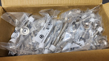 50-Pk Flexible Spring Door Stop Satin Nickel 3" 402518