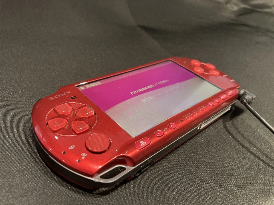 Sony PSP-3000 Console Only Radiant Red No Battery From Japan Tested [B Rank] - Image 2 of 4