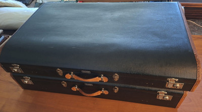 2 Karl Baisch Autokoffer Mercedes 170 220 Ponton Oldtimer Chauffeur Limousine