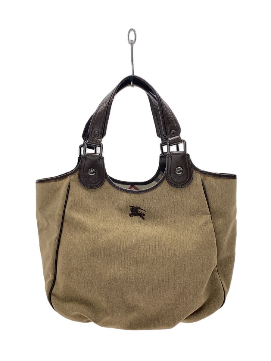 Burberry Canvas Tote Bag Khk 15x27x42cm