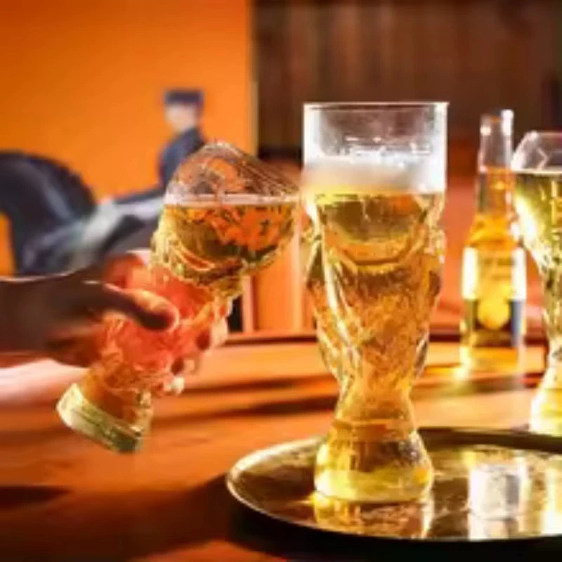 Fußball WM 2026 Bierglas Pokal Glas Fan Geschenk Bar Deko Glas - Bild 4 von 4